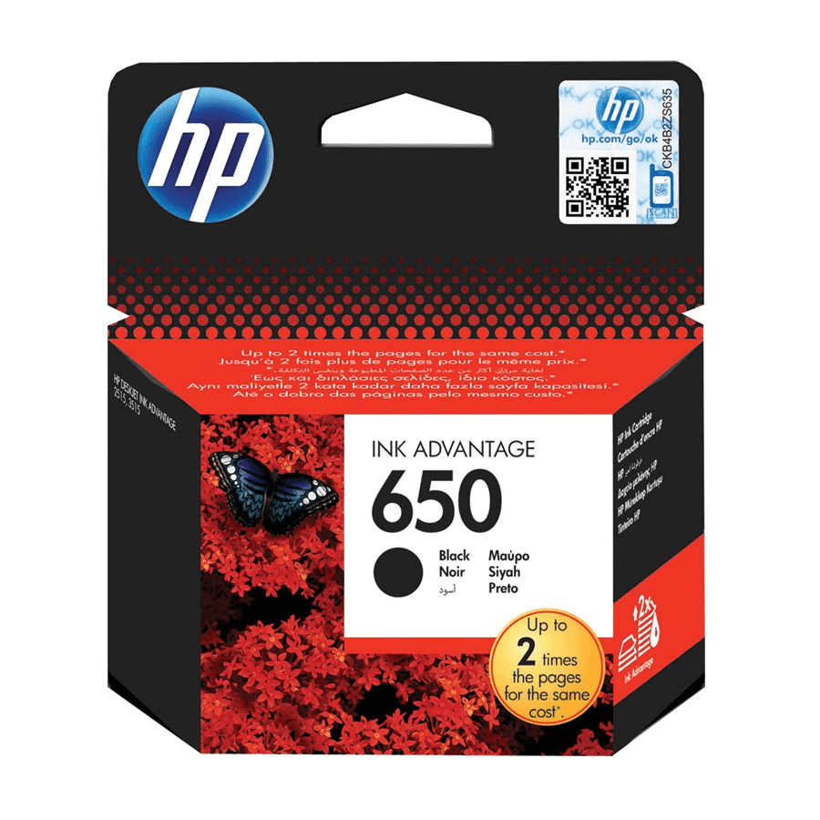 Hp 650 CZ101A Siyah Orjinal Kartuş