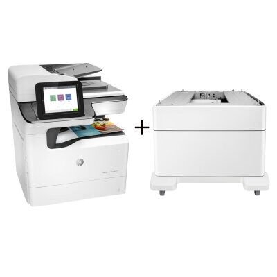 HP PageWide Managed Color MFP E77650dn A3 Çok Fonksiyonlu Renkli Yazıcı Seti | Stand + Lisans + Network + Dubleks