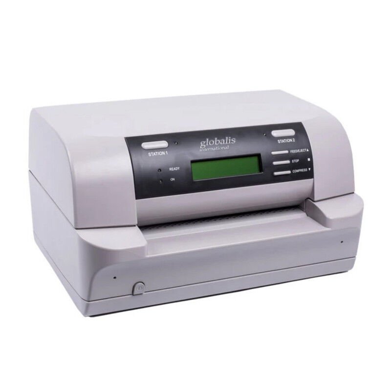 Globalis PR90 Plus Nokta Vuruşlu Yazıcı | USB, Serial, Parallel Bağlantı | Cüzdan (Passbook) ve Resmi Evrak Yazıcısı