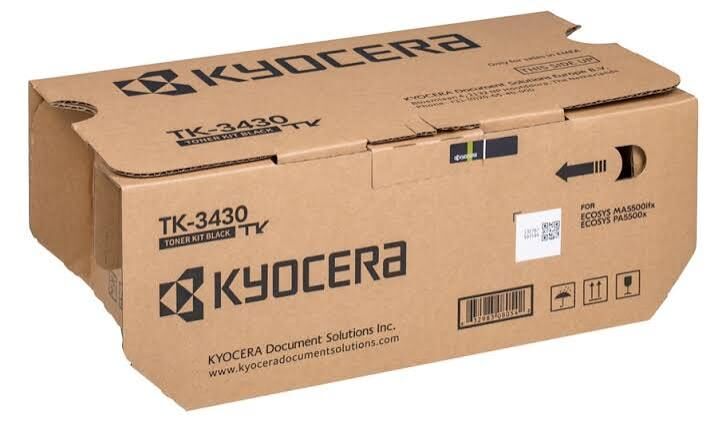 Kyocera TK-3430 Siyah Toner | Orijinal 25000 Sayfa Yüksek Kapasite Toner