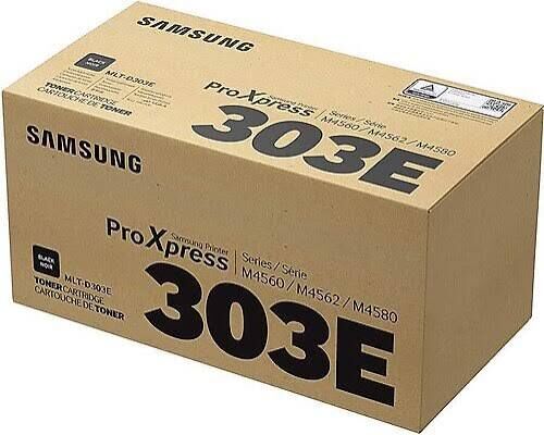 Samsung MLT-D303E 303E Siyah Toner | Orijinal Yüksek Kapasiteli Lazer Toner | ProXpress M4560FX M4580FX Uyumlu | 40.000 Sayfa