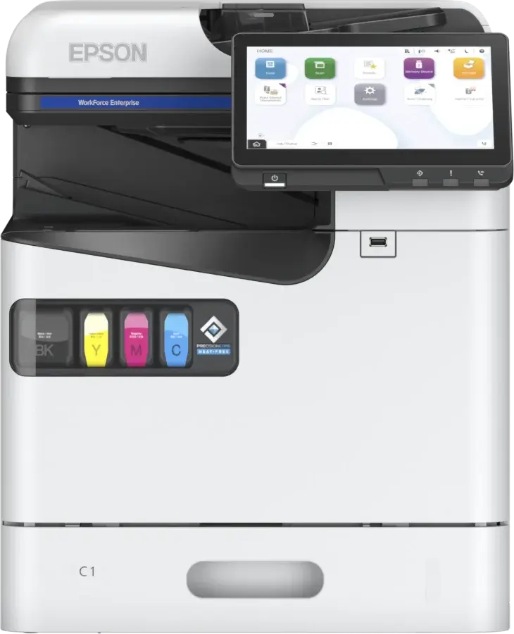 Epson WorkForce Enterprise AM-C400 A4 Renkli Çok Fonksiyonlu Yazıcı | Fotokopi, Tarayıcı, ADF, Network, Yüksek Hızlı Ofis Yazıcısı (C11CJ93402)