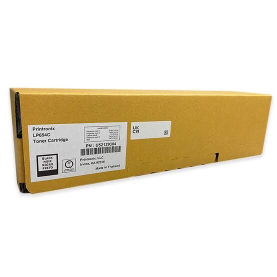 Printronix LP654C Black Siyah Toner | Orijinal K Toner Kartuşu | LP654C Renkli LED Yazıcı Uyumlu | 7.000 Sayfa