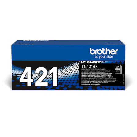 Brother TN-421BK Siyah Toner | Standart Kapasiteli Orijinal Black Toner | HL-L8260CDW L8360CDW MFC-L8690CDW Uyumlu | 3.000 Sayfa