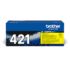 Brother TN-421Y Sarı Toner | Standart Kapasiteli Orijinal Yellow Toner | HL-L8260CDW L8360CDW MFC-L8690CDW Uyumlu | 1.800 Sayfa