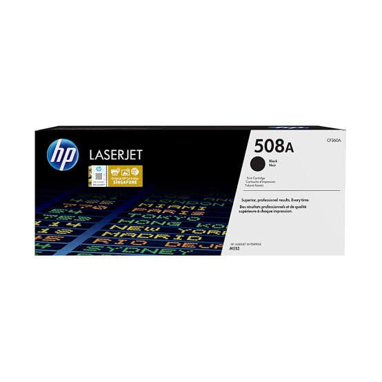 HP 508A Siyah Toner | CF360A Orijinal Black Toner Kartuşu | M552 M553 M577 Uyumlu | 6.000 Sayfa Baskı Kapasitesi