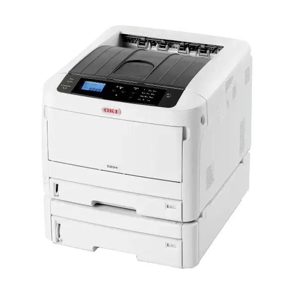 OKI C834DNW (47228005) A3 Renkli Lazer Yazıcı | Dubleks, Wi-Fi ve Ağ Bağlantılı Yazıcı