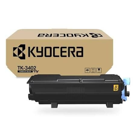 Kyocera TK-3402 Siyah Toner | Orijinal Black Toner Kartuşu | ECOSYS PA4500x MA4500x Uyumlu | 12.500 Sayfa