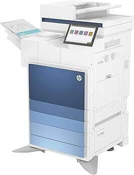 HP Color LaserJet Managed MFP E786dn (5QJ90A) Renkli Çok Fonksiyonlu Lazer Yazıcı + HP Workgroup Stand (6GW54A)