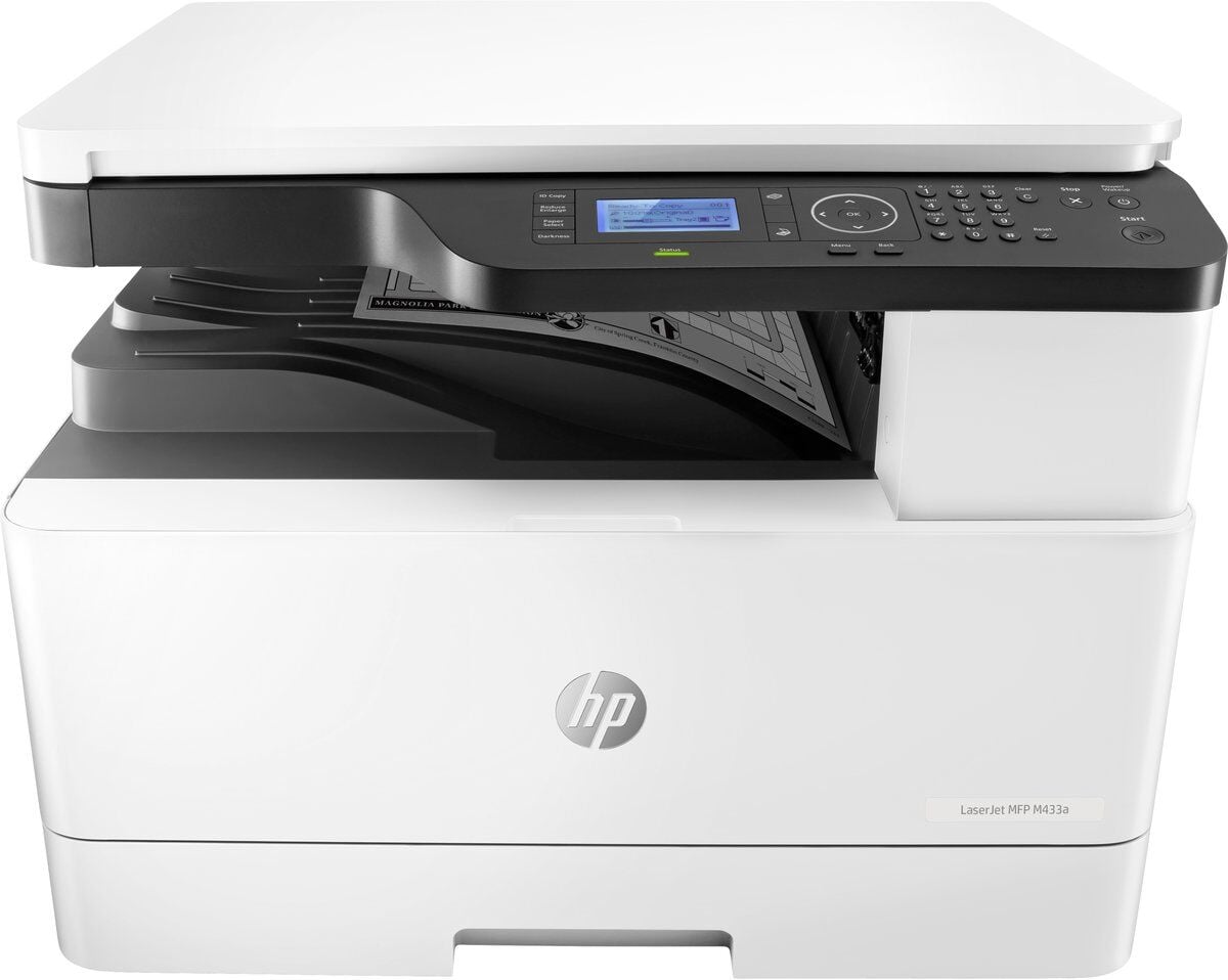 HP LaserJet MFP M433a (1VR14A) A3/A4 Siyah-Beyaz Çok Fonksiyonlu Lazer Yazıcı | Yazdırma, Tarama ve Fotokopi