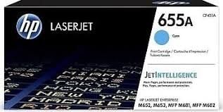 HP 655A Mavi Toner | CF451A Cyan Orijinal Toner Kartuşu | M652 M653 M681 M682 Uyumlu | 10.500 Sayfa