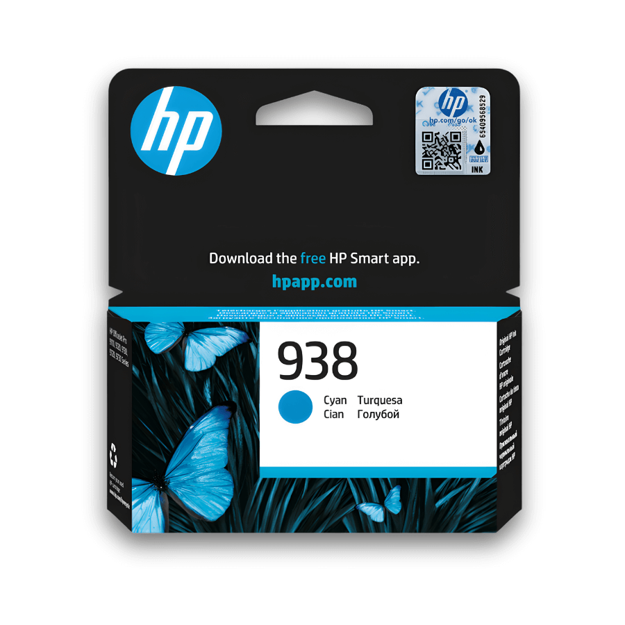HP 938 4S6X5PE Mavi Orjinal Kartuş