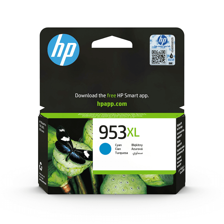 HP 953XL F6U16AE Mavi Orjinal Kartuş Yüksek Kapasite