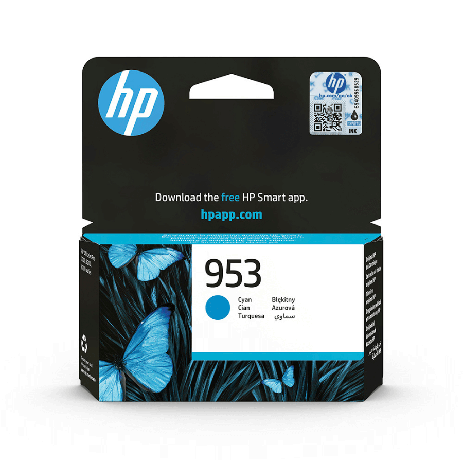 HP 953 F6U12AE Mavi Orjinal Kartuş