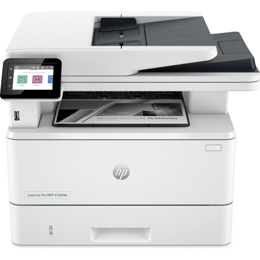 HP LaserJet Pro 4103fdn (2Z628A) A4 Siyah-Beyaz Çok Fonksiyonlu Lazer Yazıcı | Tarayıcı, Fotokopi ve Network