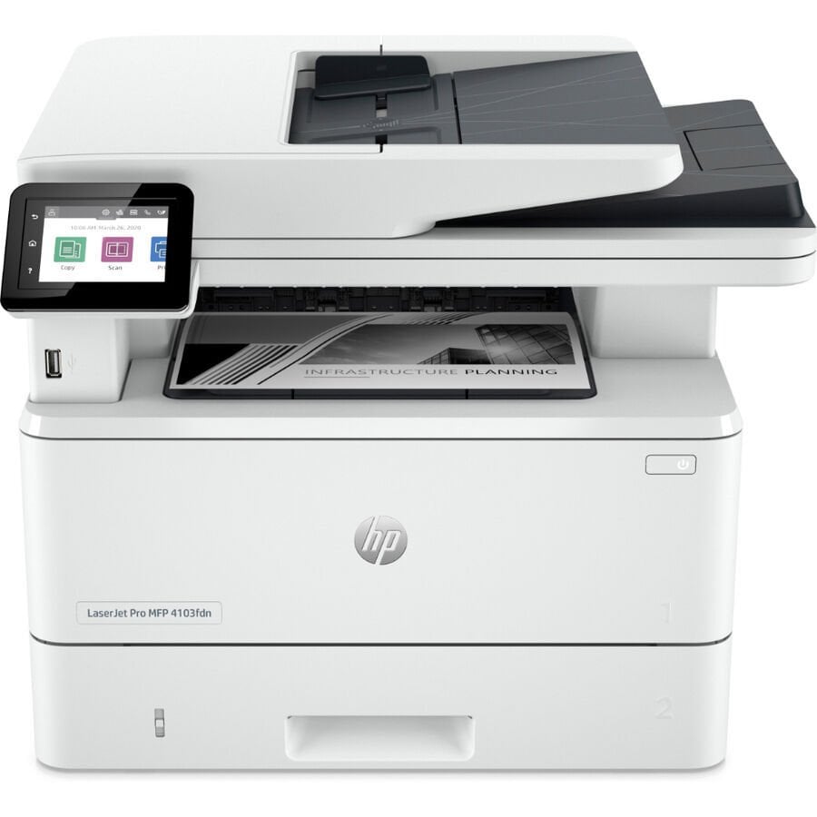 HP LaserJet Pro 4103fdn (2Z628A) A4 Siyah-Beyaz Çok Fonksiyonlu Lazer Yazıcı | Tarayıcı, Fotokopi ve Network