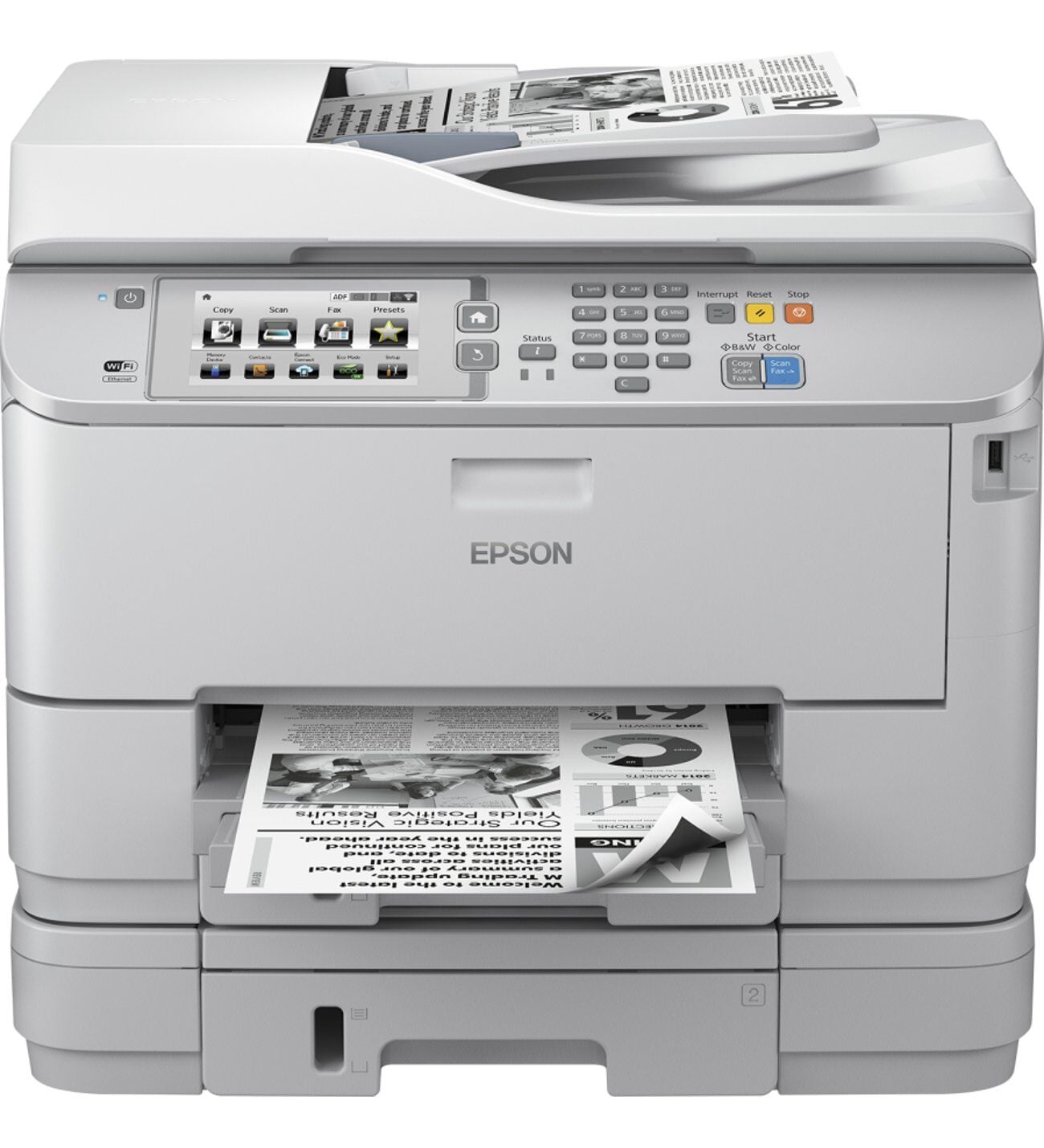 Epson WorkForce Pro WF-M5690DWF (C11CE37403) Wi-Fi Siyah-Beyaz Çok Fonksiyonlu Yazıcı