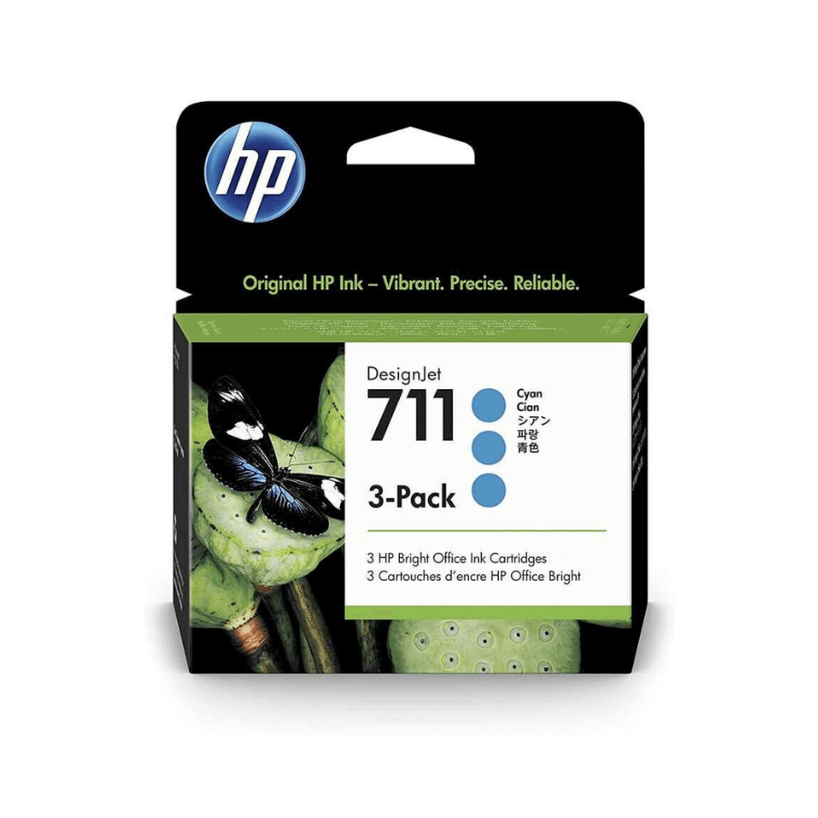 HP 711 CZ134A Mavi Orjinal Kartuş 3lü Paket