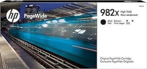 HP 982X Black PageWide Orijinal Siyah Kartuş | T0B30A | 20.000 Sayfa Yüksek Kapasite | PageWide Enterprise Uyumlu