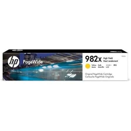 HP 982X Yellow PageWide Orijinal Sarı Kartuş | T0B29A | 16.000 Sayfa Yüksek Kapasite | HP PageWide Enterprise Uyumlu