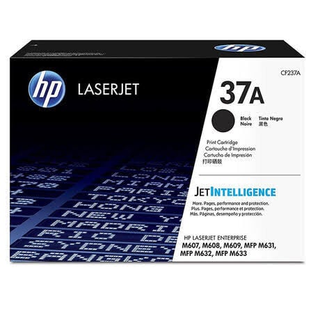 HP CF237A 37A Orijinal Siyah Toner | 11.000 Sayfa | HP LaserJet Enterprise M607 M608 M609 M631 M632 M633 Uyumlu