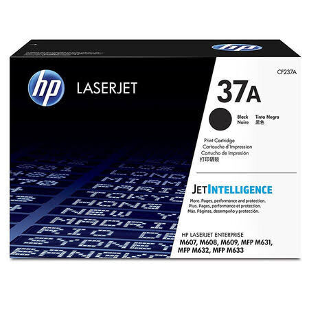 HP CF237A 37A Orijinal Siyah Toner | 11.000 Sayfa | HP LaserJet Enterprise M607 M608 M609 M631 M632 M633 Uyumlu
