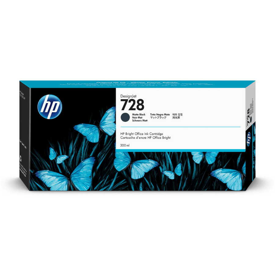 HP 728 F9J68A Mat Siyah Orjinal Kartuş