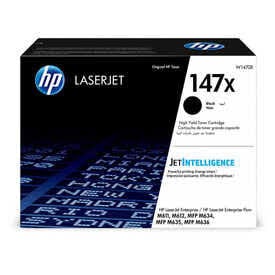 HP 147X W1470X Siyah Yüksek Kapasiteli Orijinal Toner | 25.200 Sayfa | LaserJet Enterprise M611 M612 M635 M636 Uyumlu