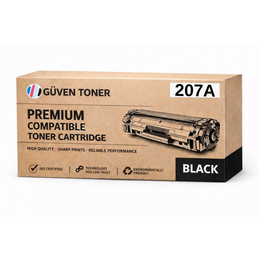 HP 207A W2210A Siyah Muadil Toner