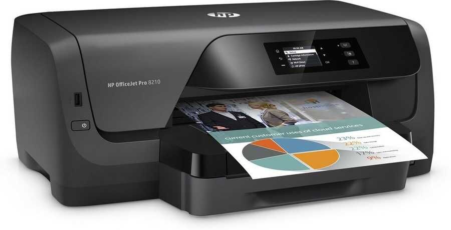 HP OfficeJet Pro 8210 (D9L63A) Wi-Fi Renkli Mürekkep Püskürtmeli Yazıcı (AirPrint Destekli | Otomatik Çift Taraflı Baskı | Yüksek Hızlı Ofis Çözümü)