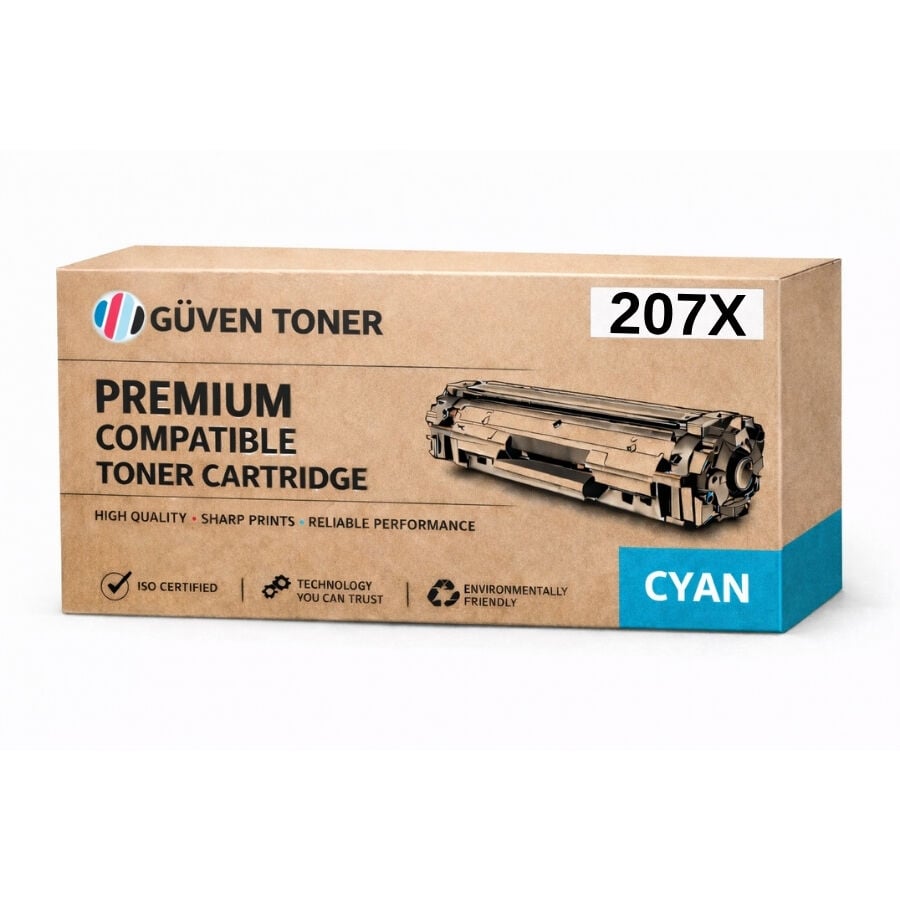 HP 207X W2211X Mavi Muadil Toner Yüksek Kapasite