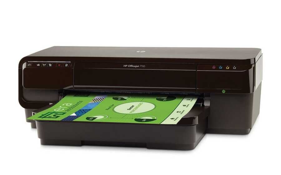 HP OfficeJet 7110 (CR768A) A3/A4 Wi-Fi Renkli Inkjet Yazıcı (Ethernet + AirPrint Destekli | Geniş Format Profesyonel Baskı Çözümü)
