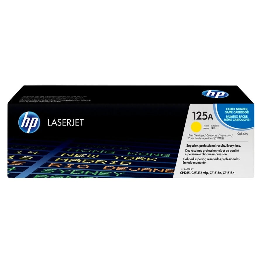 HP 125A CB542A Sarı Orijinal Toner