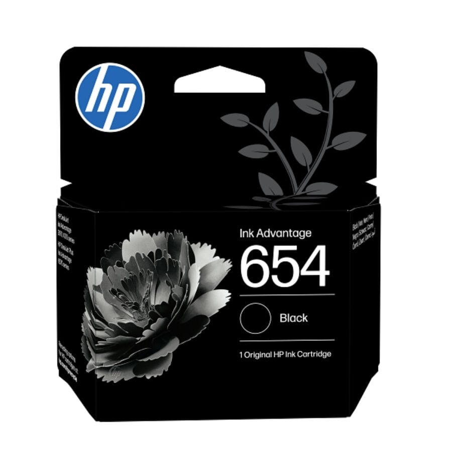 HP 654 7FP39UE Siyah Orjinal Kartuş