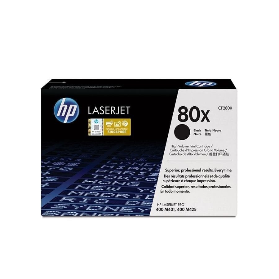 HP 80X CF280X Siyah Orjinal Toner Yüksek Kapasite