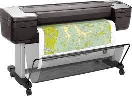 HP W6B55A DesignJet T1700 44 inç Profesyonel Geniş Format Yazıcı | CAD, GIS ve Teknik Çizim Plotter