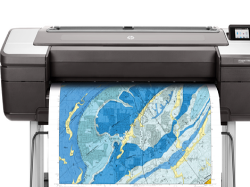 HP W6B56A DesignJet T1700dr 44 inç Profesyonel Geniş Format Plotter Yazıcı | Çift Rulo (Dual Roll) CAD & GIS