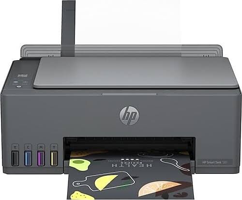 HP Smart Tank 581 (4A8D4A) Wi-Fi + Tarayıcı + Fotokopi Renkli Çok Fonksiyonlu Tanklı Yazıcı