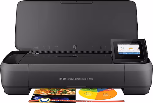 HP OfficeJet 250 Mobile All-in-One Yazıcı (CZ992A) – Taşınabilir Wi-Fi Renkli Çok Fonksiyonlu Yazıcı (Yazdır / Tara / Fotokopi)