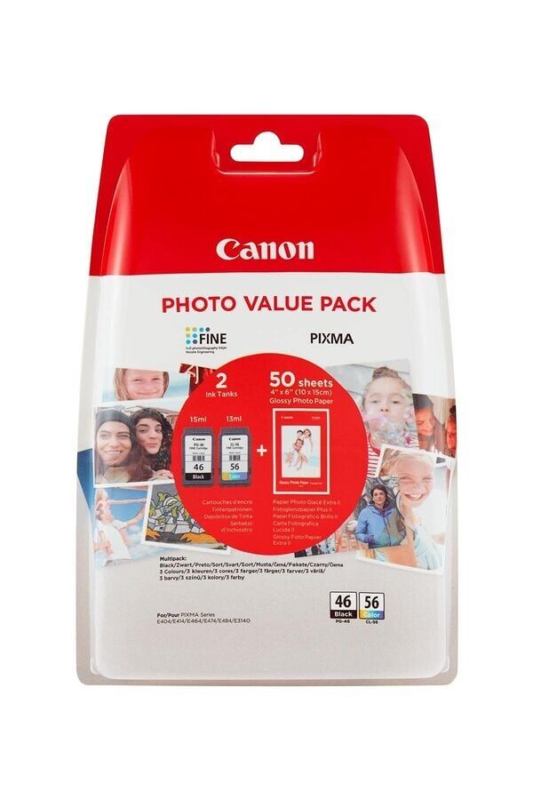 Canon PG-46 / CL-56 9059B003 İkili Paket Orjinal Kartuş