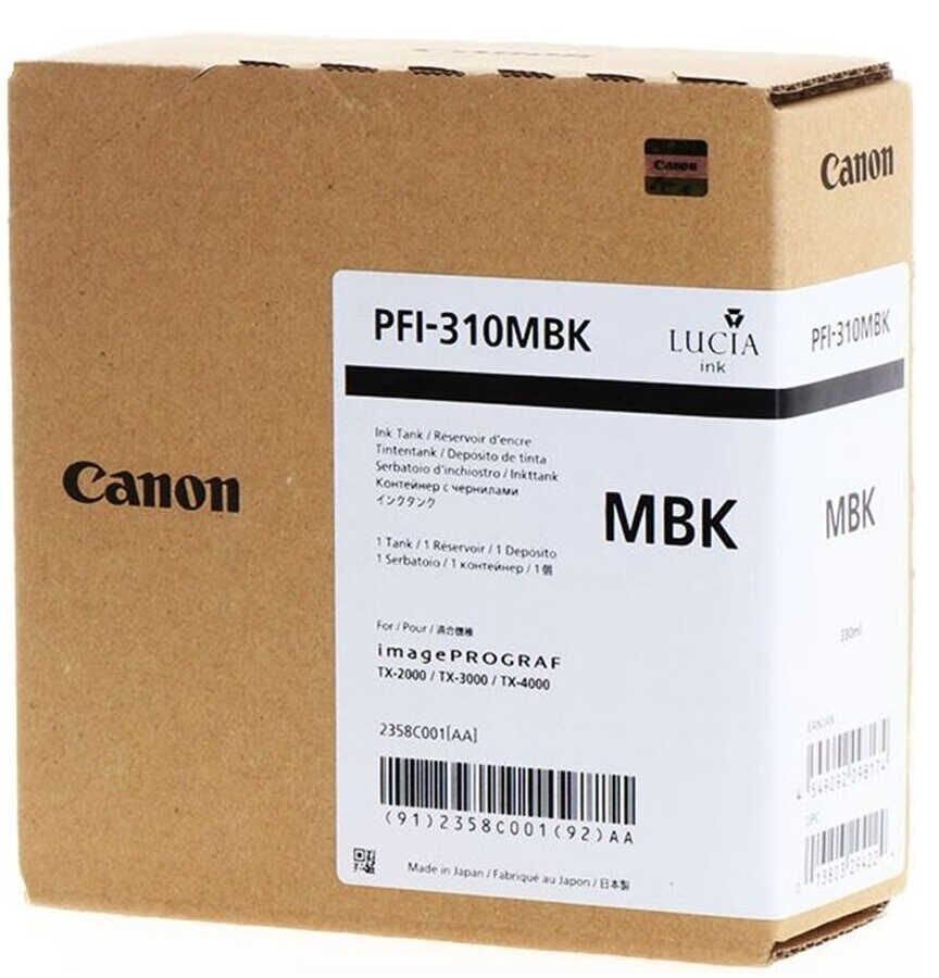 Canon PFI-310MBK 2358C001 Mat Siyah Orjinal Kartuş