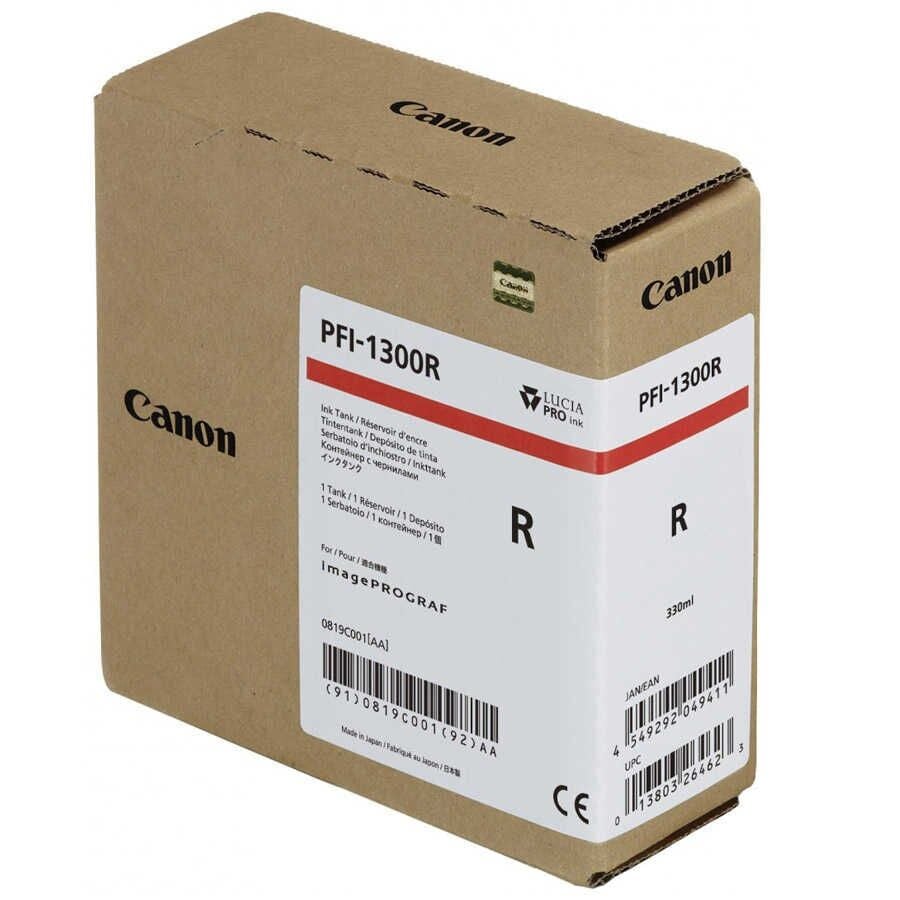 Canon PFI-1300R 0819C001 kırmızı Orijinal Mürekkep Kartuş