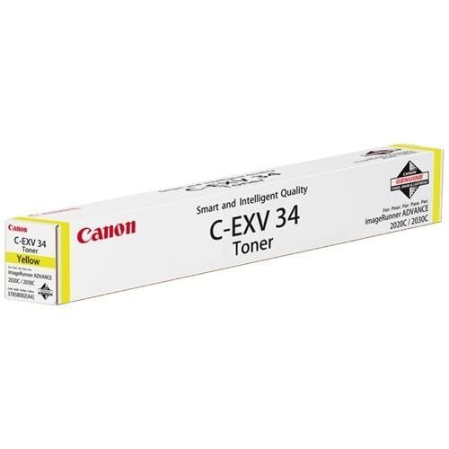 Canon C-EXV34Y 3785B002AA Sarı Orjinal Toner