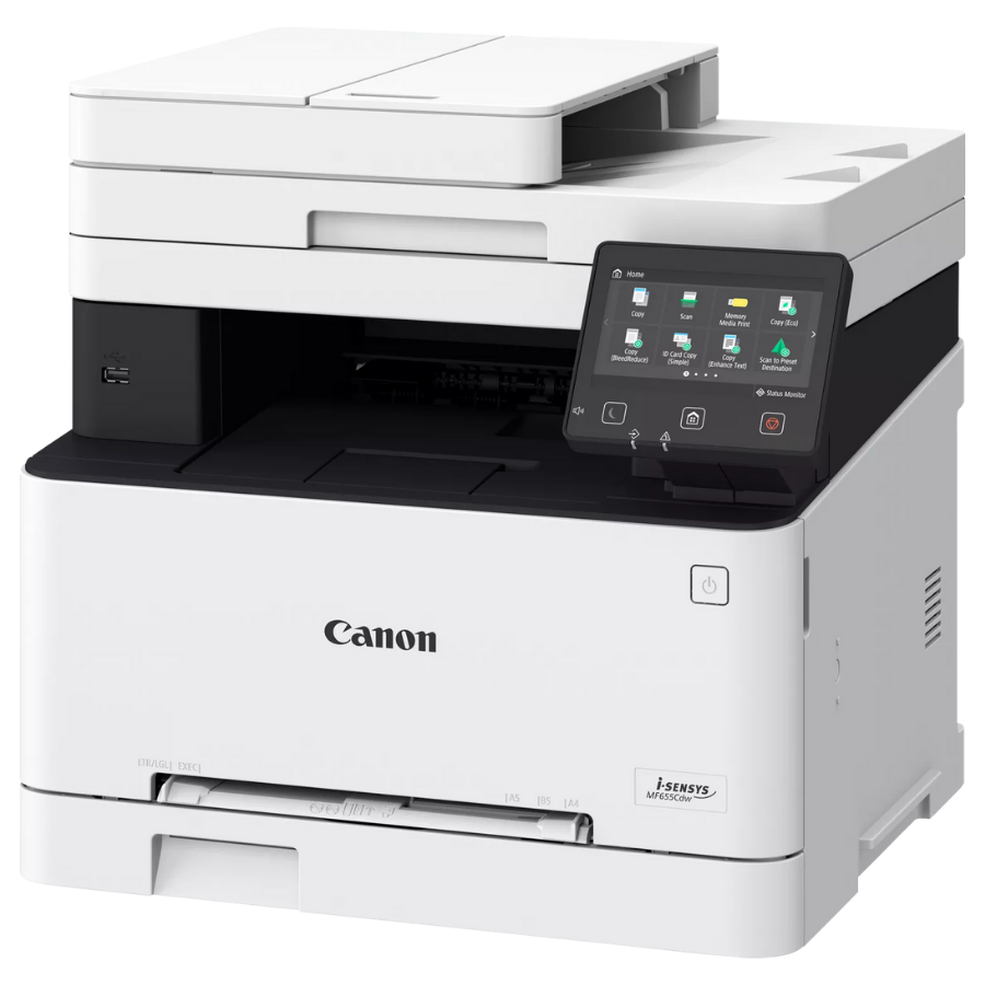Canon MF655Cdw (5158C004AA) Wi-Fi + Fotokopi + Tarayıcı + Renkli Çok Fonksiyonlu Lazer Yazıcı
