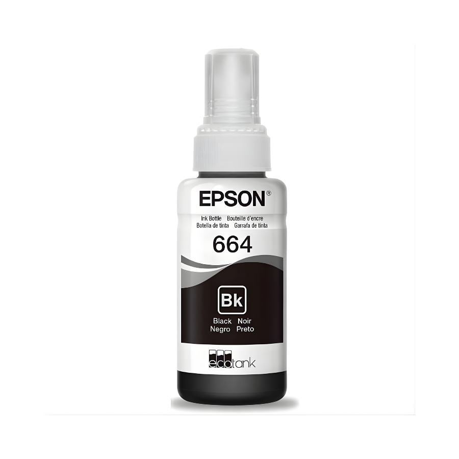 Epson 664 C13T66414A Siyah Orjinal Mürekkep