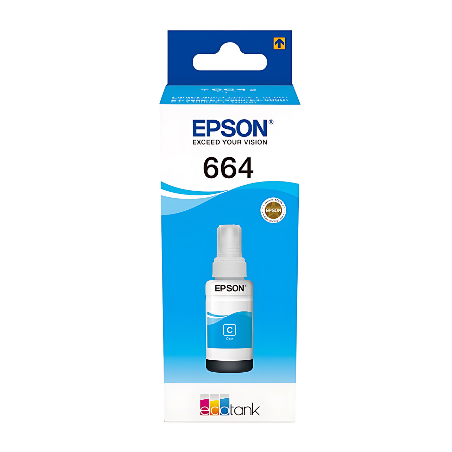 Epson 664 C13T66424A Mavi Orjinal Mürekkep