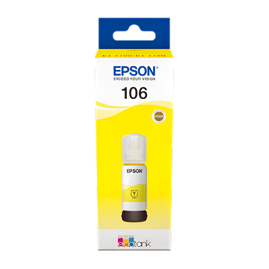 Epson 106 C13T00R440 Sarı Orjinal Mürekkep