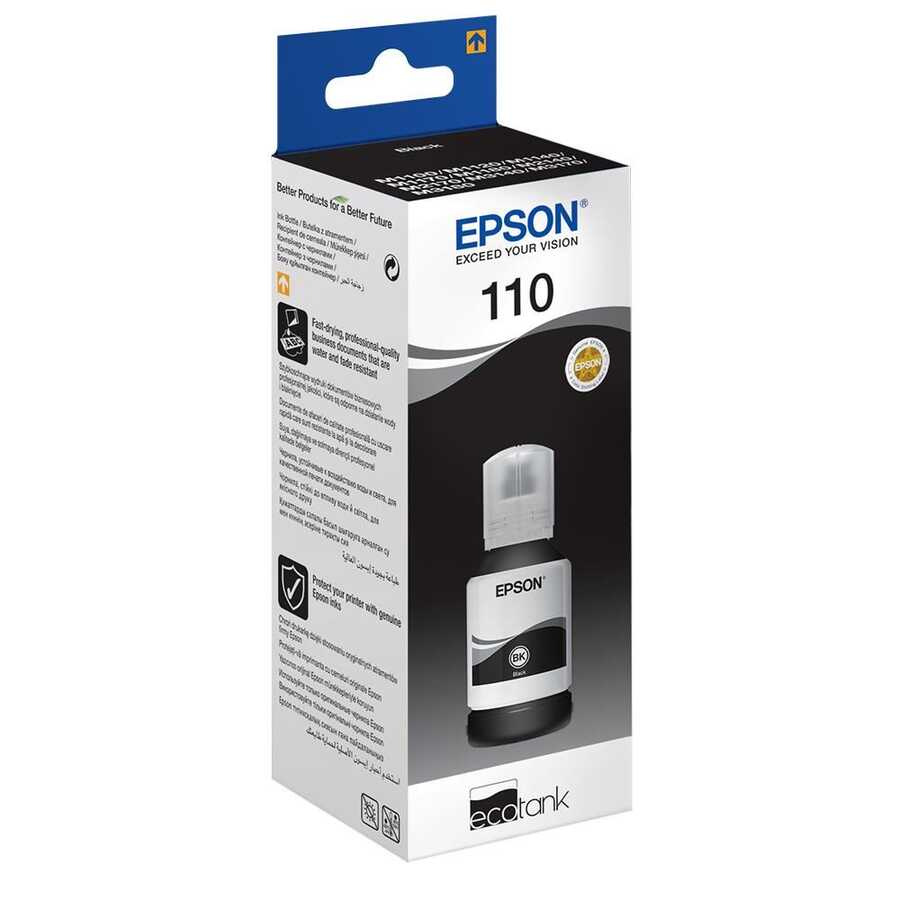 Epson 110 C13T03P14A Siyah Orjinal Mürekkep