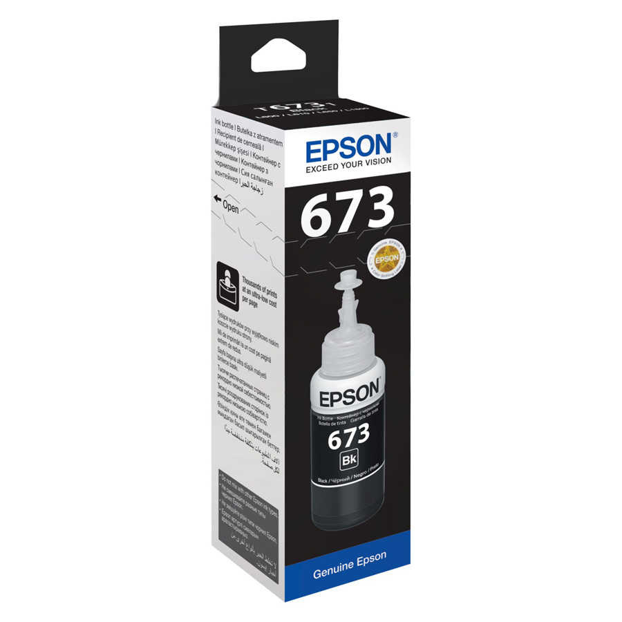 Epson 673 C13T67314A Siyah Orjinal Mürekkep