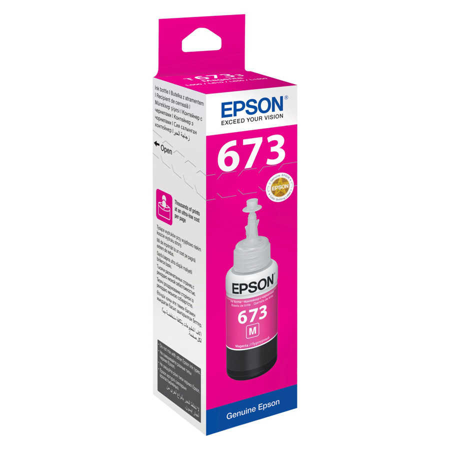 Epson 673 C13T67334A Kırmızı Orjinal Mürekkep